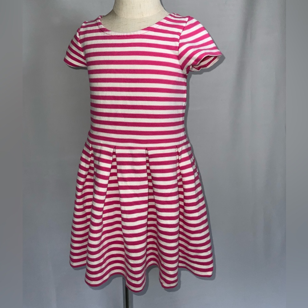 Pink/white stripe RL dress